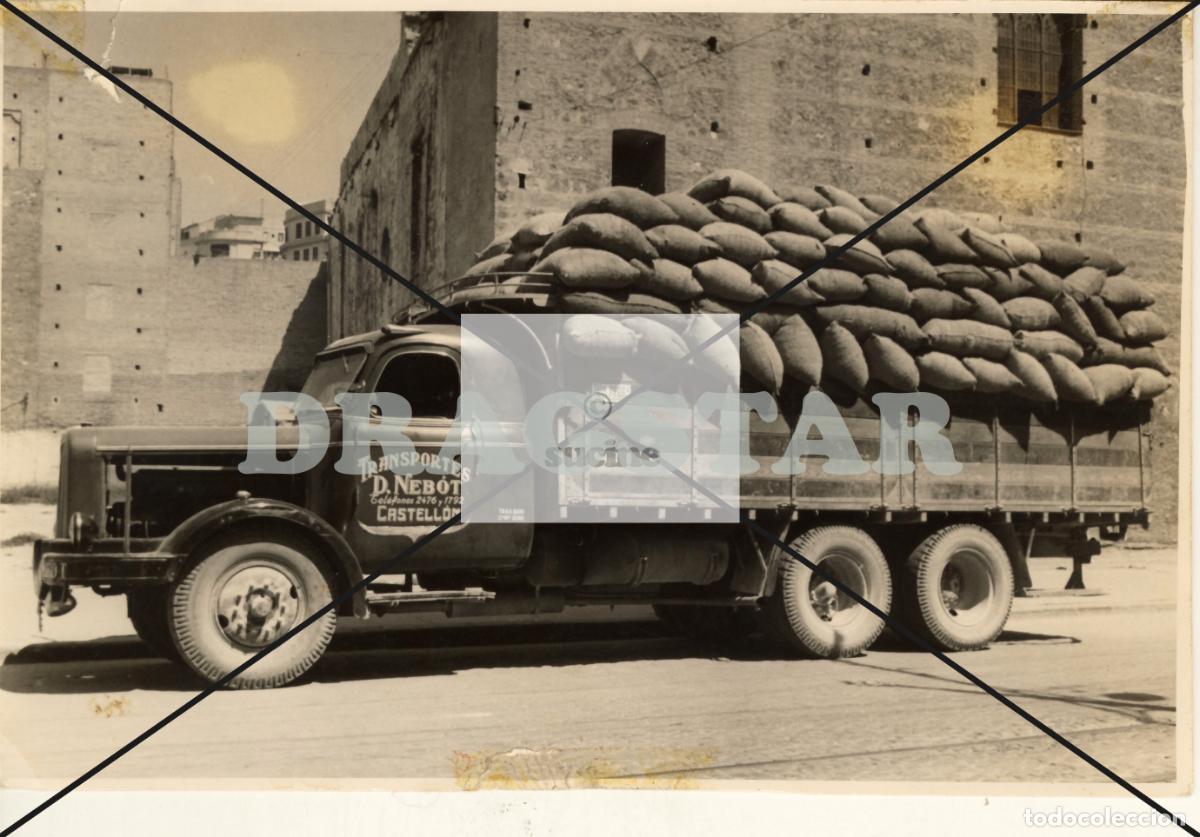 Nuevo: AUTOS DE CASTELL&Oacute;N EN EL RECUERDO, CAMION DE TRANSPORTES NEBOT C 80