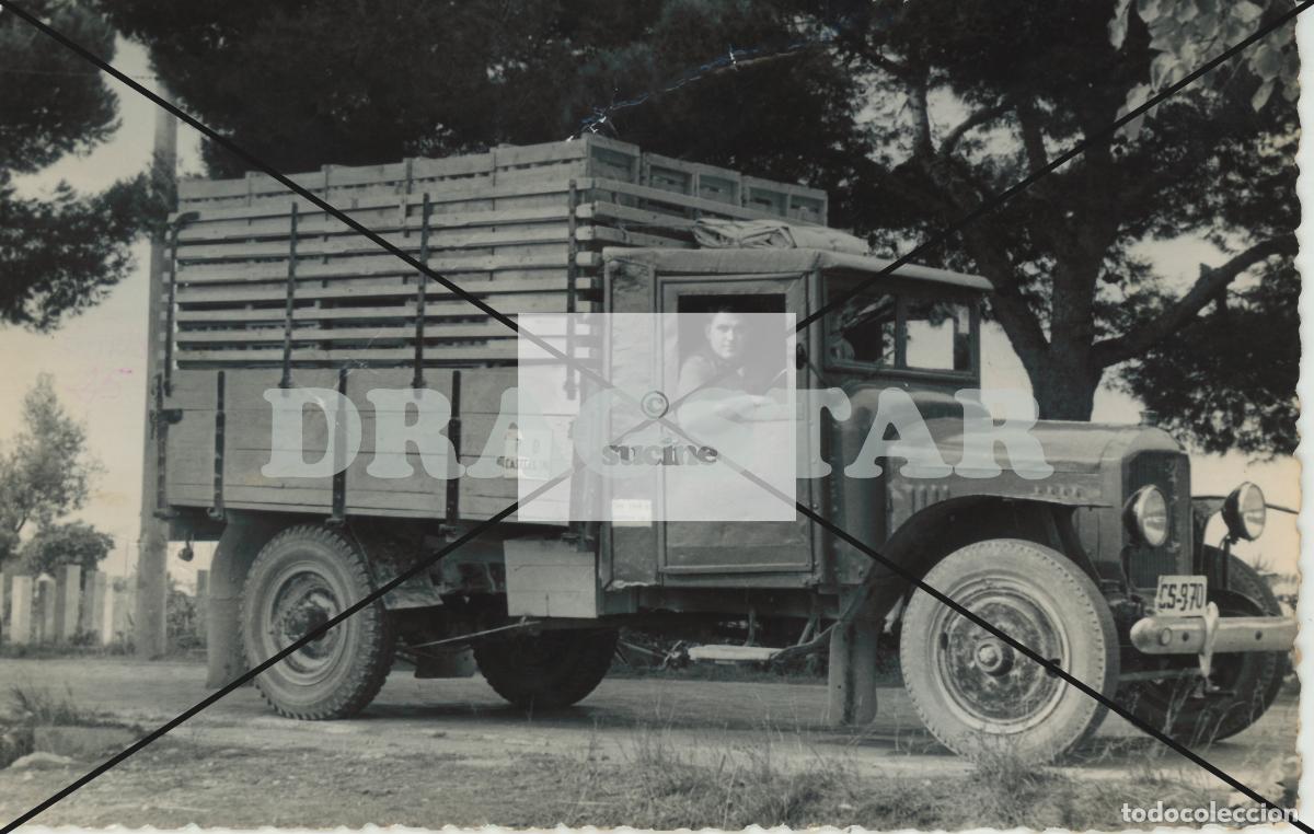 Nuevo: AUTOS DE CASTELL&Oacute;N EN EL RECUERDO, CAMION TRANSPORTANDO NARANJAS C 80