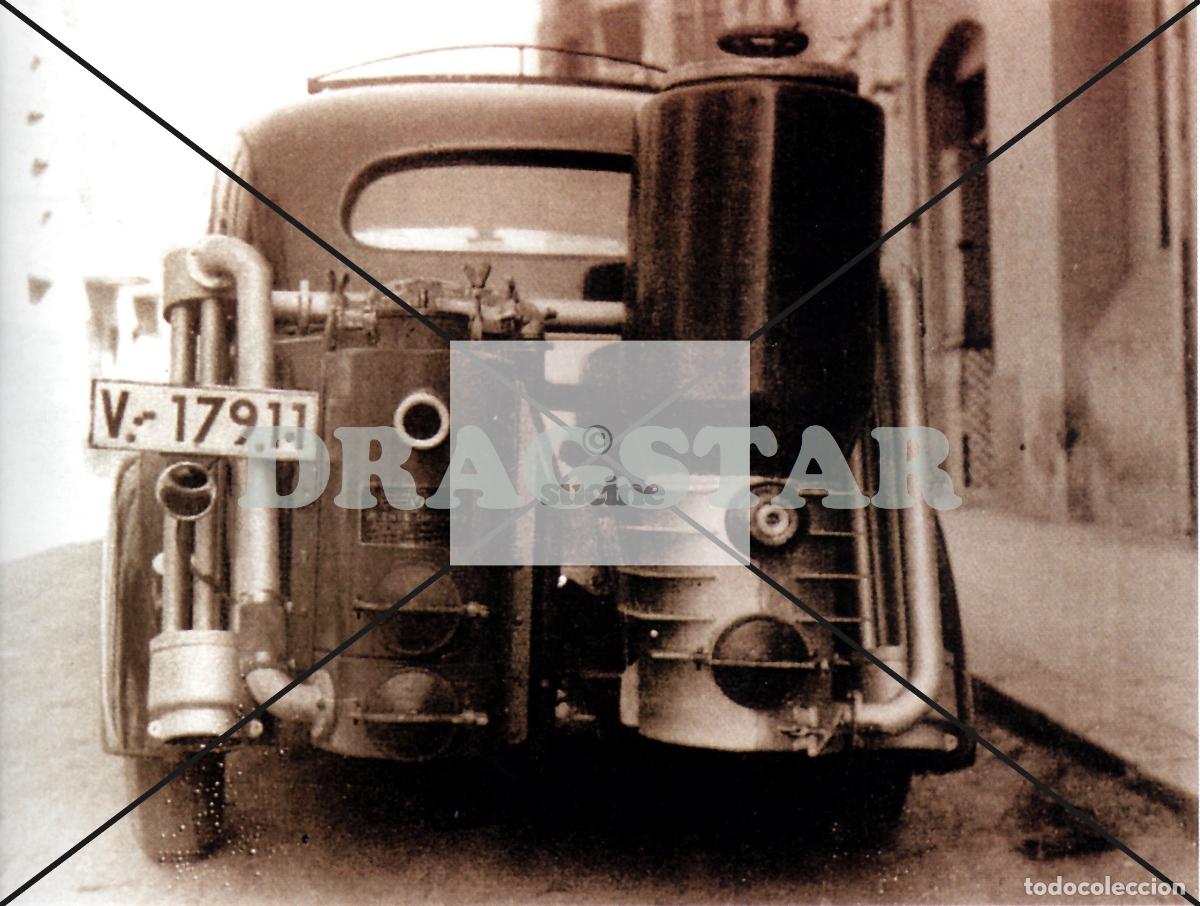 Nuevo: AUTOS DE CASTELL&Oacute;N EN EL RECUERDO, ANTIGUO TAXI ALIMENTADO CON GASOJENO C 80