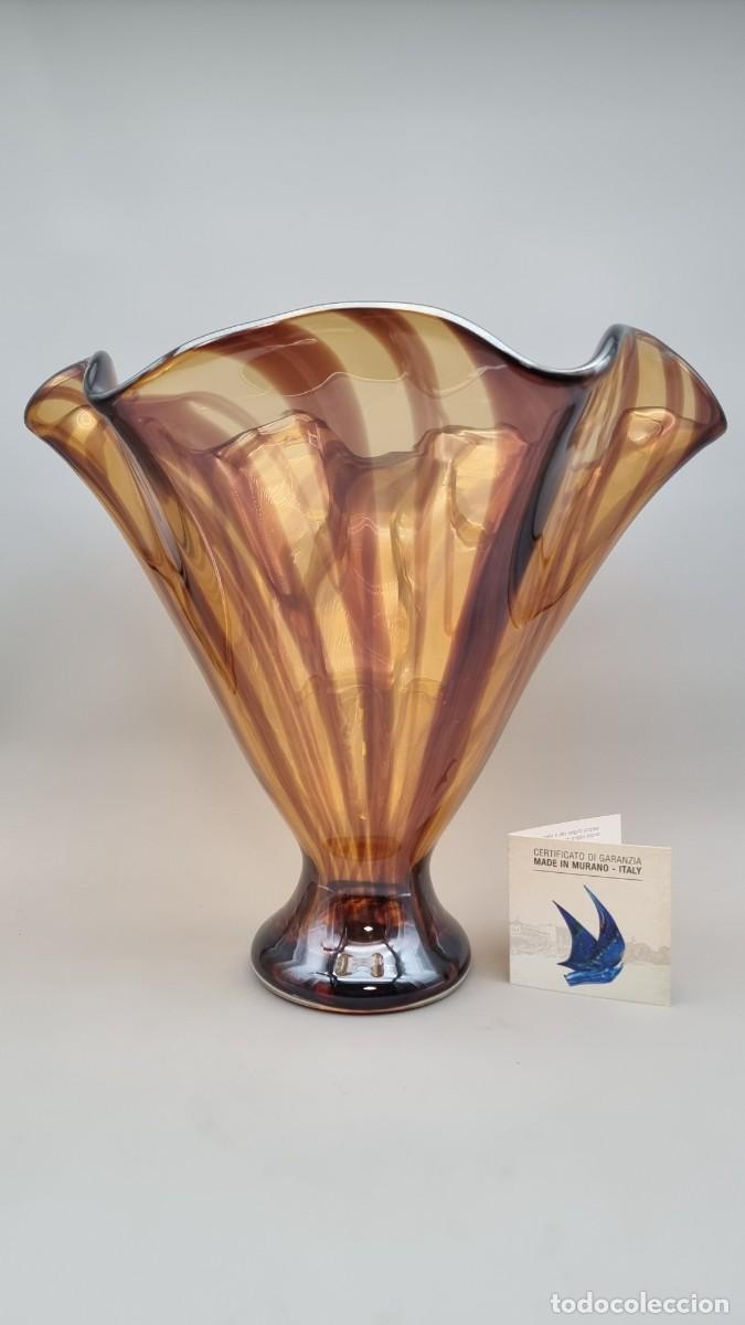 Nuevo: Made Murano Glass - Enrico Cammozzo - Jarr&oacute;n - Cristal de Murano - Original firmado - 6,9 kg
