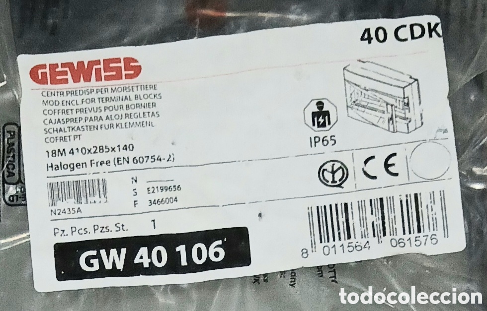 Nuevo: Cuadro El&eacute;ctrico Estanco Gewiss GW40106 - Foto 3