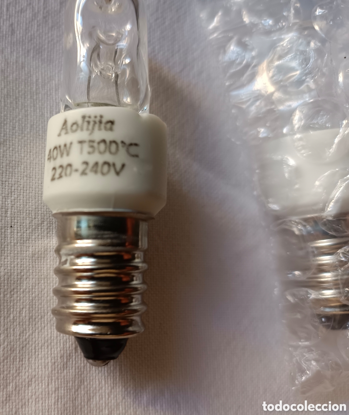 Nuevo: 2 Bombillas horno 220V 40W 500&deg; E14 - Foto 3