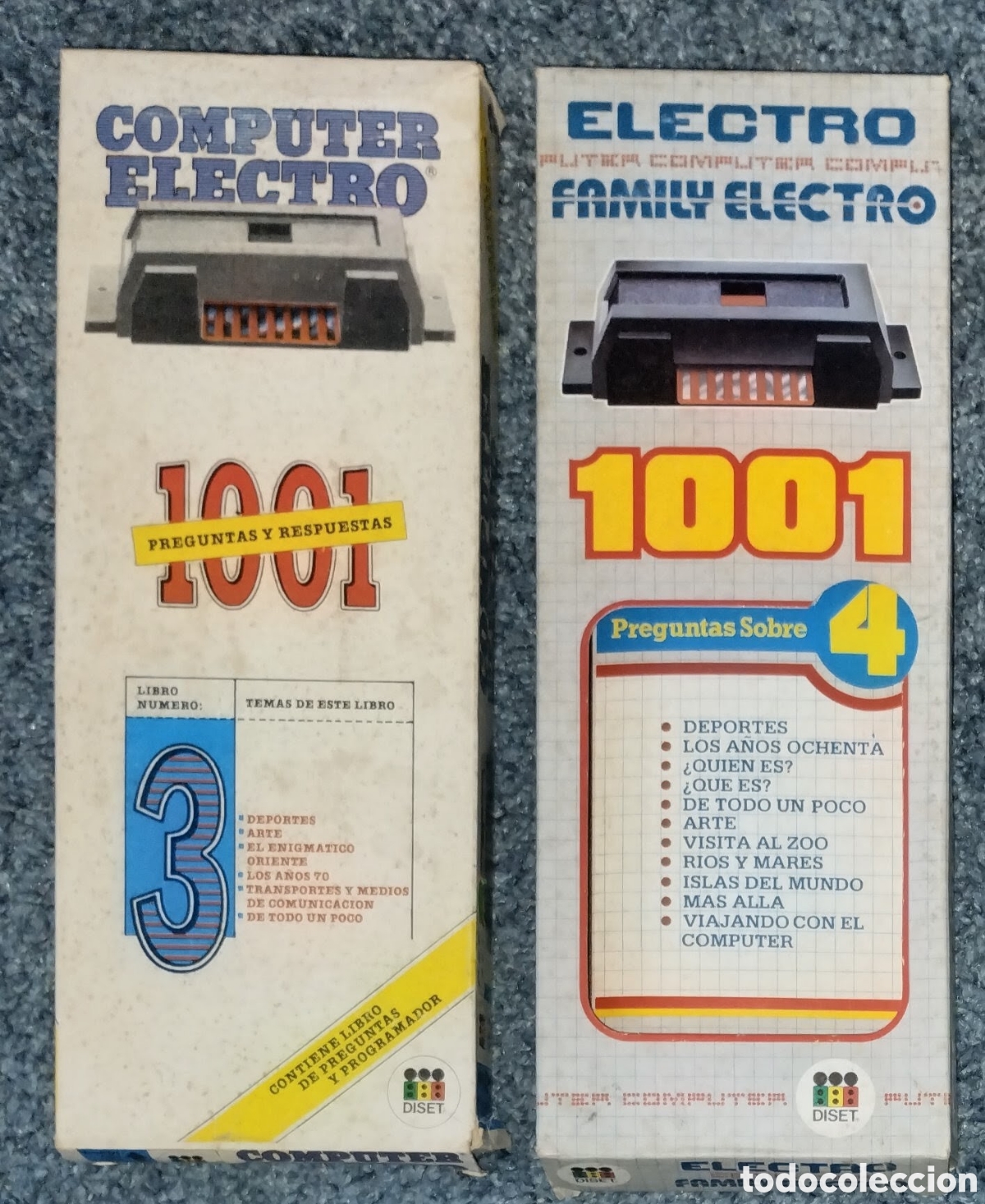 Nuevo: COMPUTER ELECTRO 1001 (3) + ELECTRO FAMILY ELECTRO 1001 (4): ambos NUEVOS SIN ESTRENAR