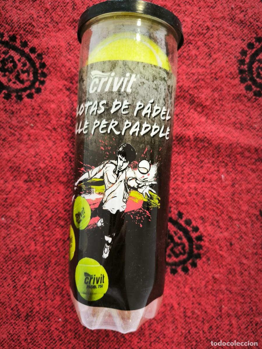 Nuevo: Pelotas De P&aacute;del Crivit Padel 750 &ndash; Bote De 3 Unidades Precintado Y Sin Estrenar