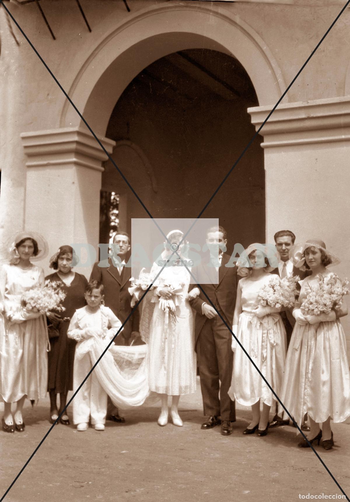 Nuevo: NOVIOS E INVITADOS BODA EN LA BASILICA DE NUESTRA SE&Ntilde;ORA DE LID&Oacute;N EN 1910 C80