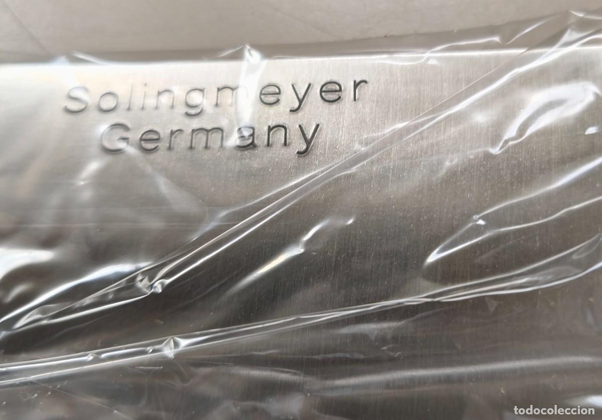Nuevo: Cuchillo Solingmeyer fabricado en Alemania con mango negro remachado - Foto 4