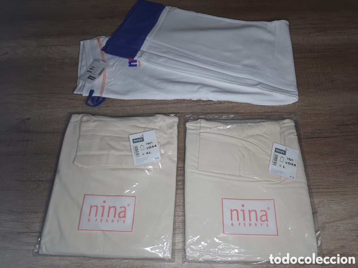 Nuevo: Lote de 2 camisetas interiores y pantal&oacute;n