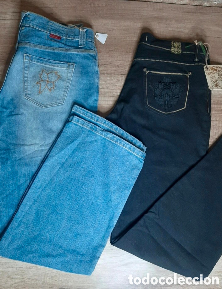 Nuevo: Lote de 2 pantalones vaqueros New Caro