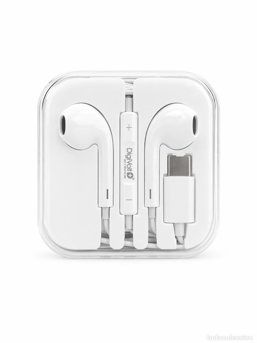 Nuevo: Auriculares iPhone 15 16 17 USB-C Tipo C Samsung S24 S25 con Micr&oacute;fono Est&eacute;reo HQ