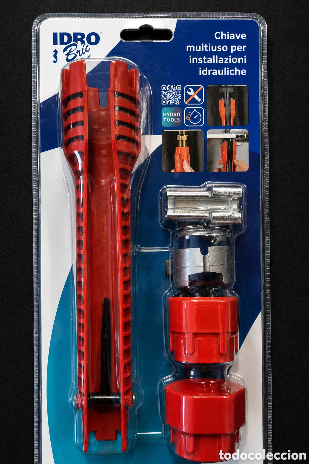 Nuevo: Llave de tubo multifunci&oacute;n Idro-Bric con adaptadores para fontaner&iacute;a nueva