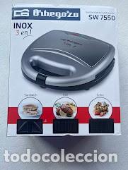 Nuevo: Sandwichera multifunci&oacute;n SW 7550 / Orbegozo / Inox 3 en 1 / Nueva / 700-800 W /