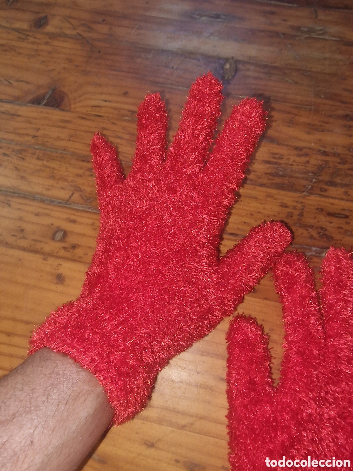 Nuevo: Guantes rojos,talla S-M - Foto 1