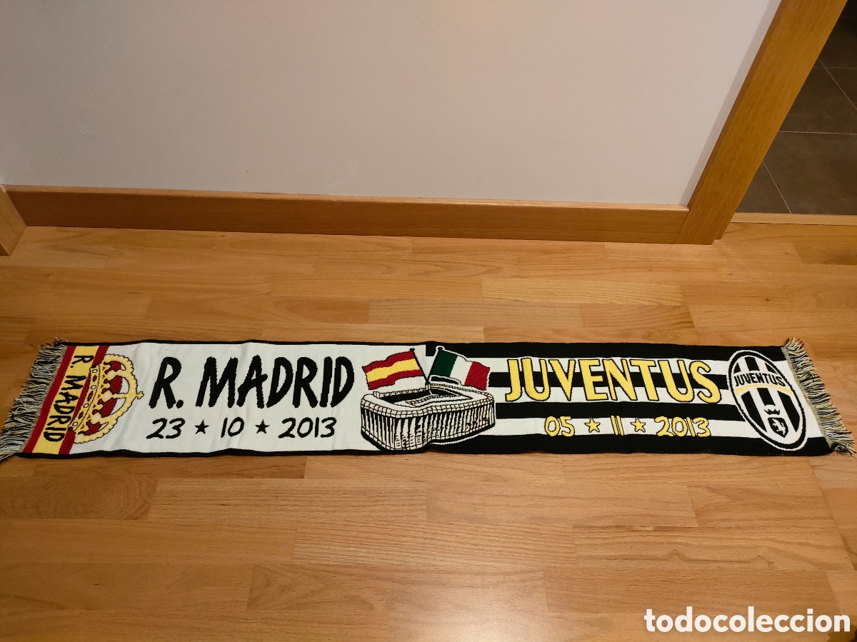 Nuevo: BUFANDA REAL MADRID JUVENTUS - Foto 1
