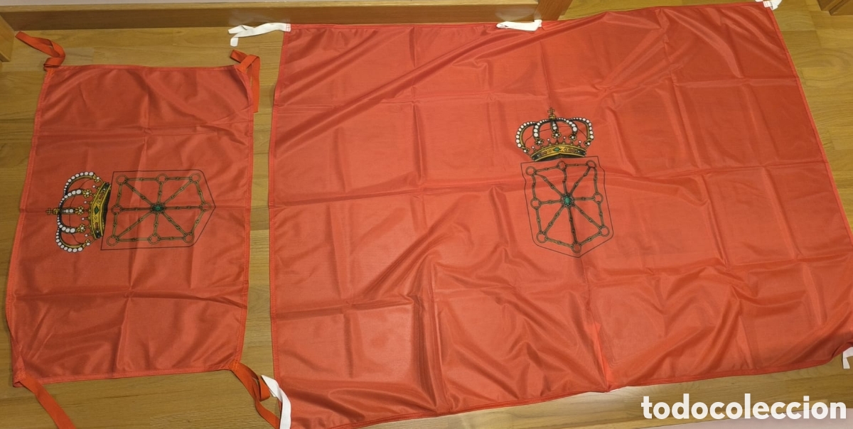 Nuevo: BANDERA DE NAVARRA GRANDE 90 X 140 Y PEQUE&Ntilde;A 50 X 70