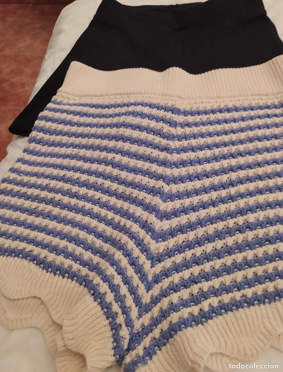 Nuevo: Pantal&oacute;n corto de crochet mujer a estrenar+regalo de mallas cortas negras