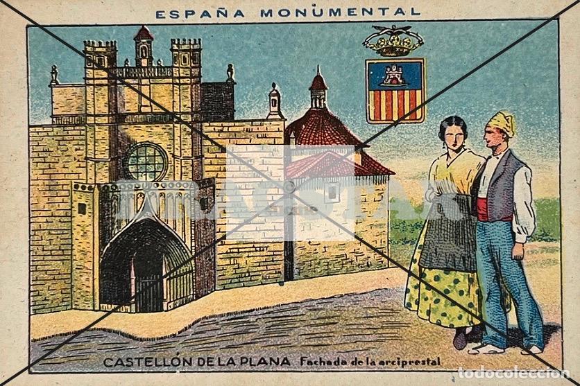 Nuevo: CASTELL&Oacute;N EN EL RECUERDO, ESPA&Ntilde;A MONUMENTAL PLAZA MAYOR Y ANTIGUA IGLESIA SANTA MARIA C-80