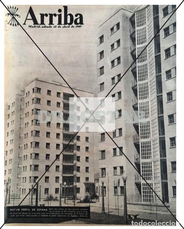 Nuevo: CASTELL&Oacute;N EN EL RECUERDO, LAS TORRES EN PORTADA DE LA REVISTA DEL MOVIMIENTO &rdquo;ARRIBA&rdquo;&rdquo; C-80