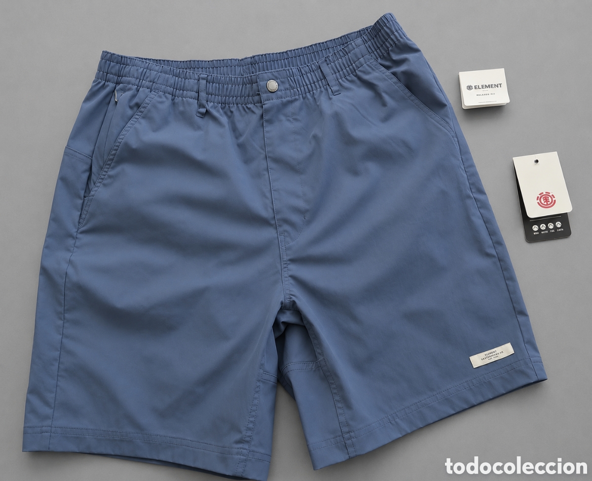 Nuevo: Pantal&oacute;n corto Element Relaxed Fit chino repelente al agua azul noche L