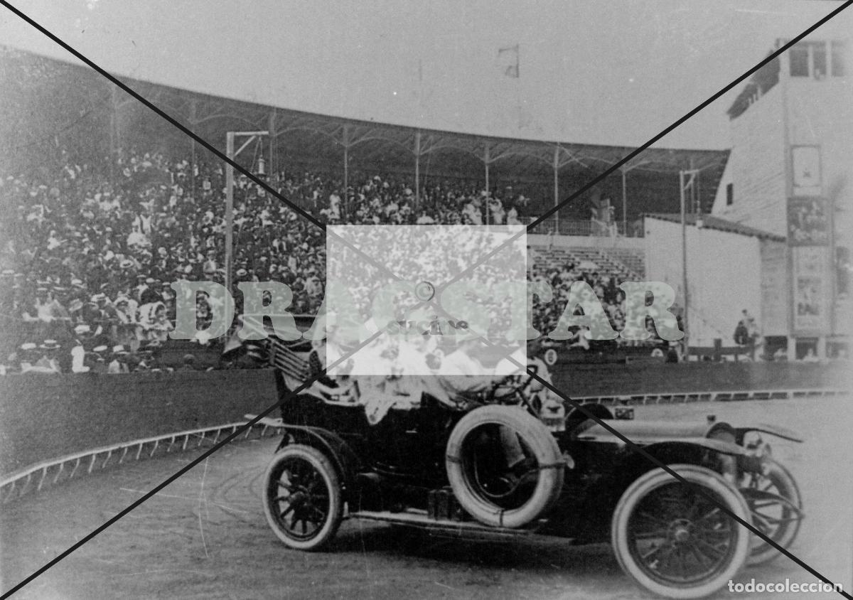 Nuevo: CASTELLON EN EL RECUERDO, TOROS EN 1910 VUELTA AL RUEDO CON COCHE DE LA REINA Y DAMAS FIESTAS C-80