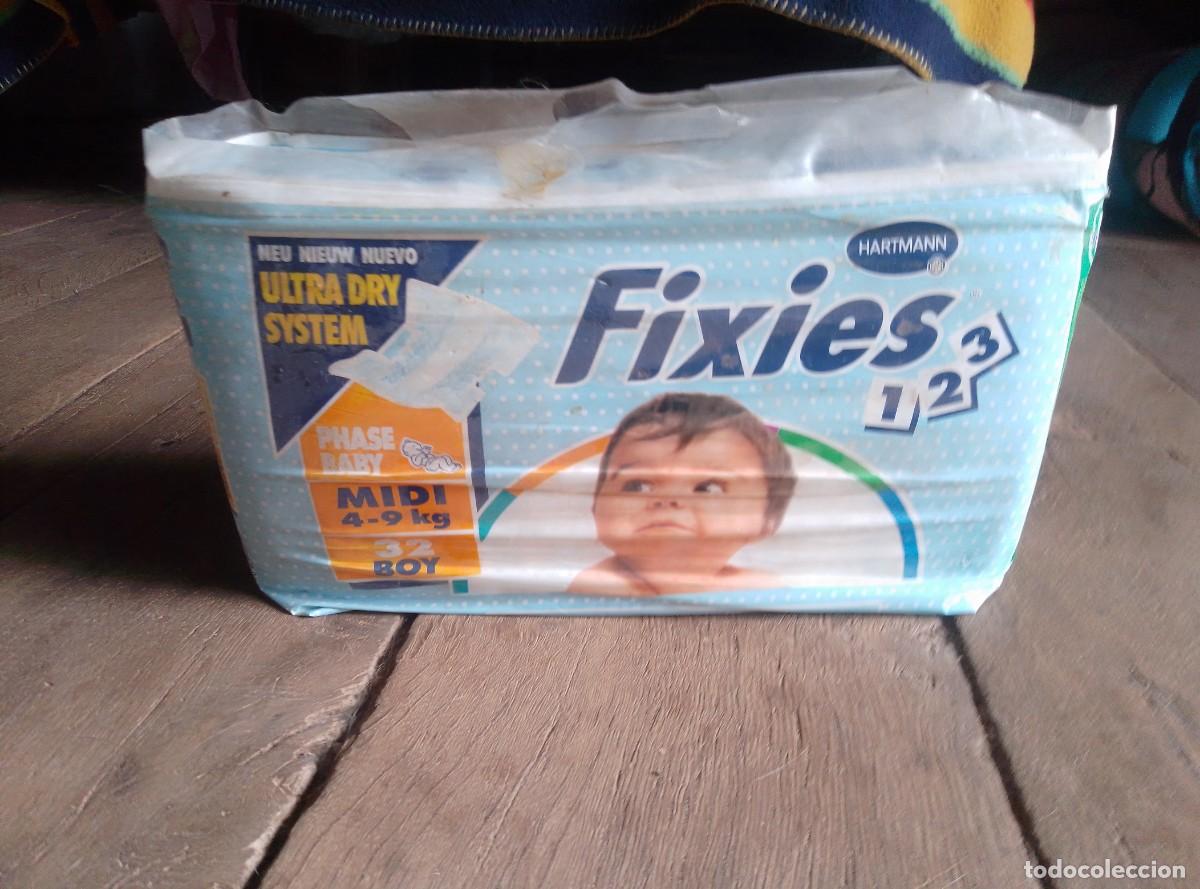 Nuevo: Pa&ntilde;ales beb&eacute; Fixies 4 - 9 kg. Estapa acostado. 32 unidades. Nuevo