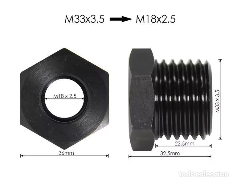 Nuevo: ⏰ ADAPTADOR ROSCA PARA PLATO DE GARRAS TORNO MADERA. - Foto 6