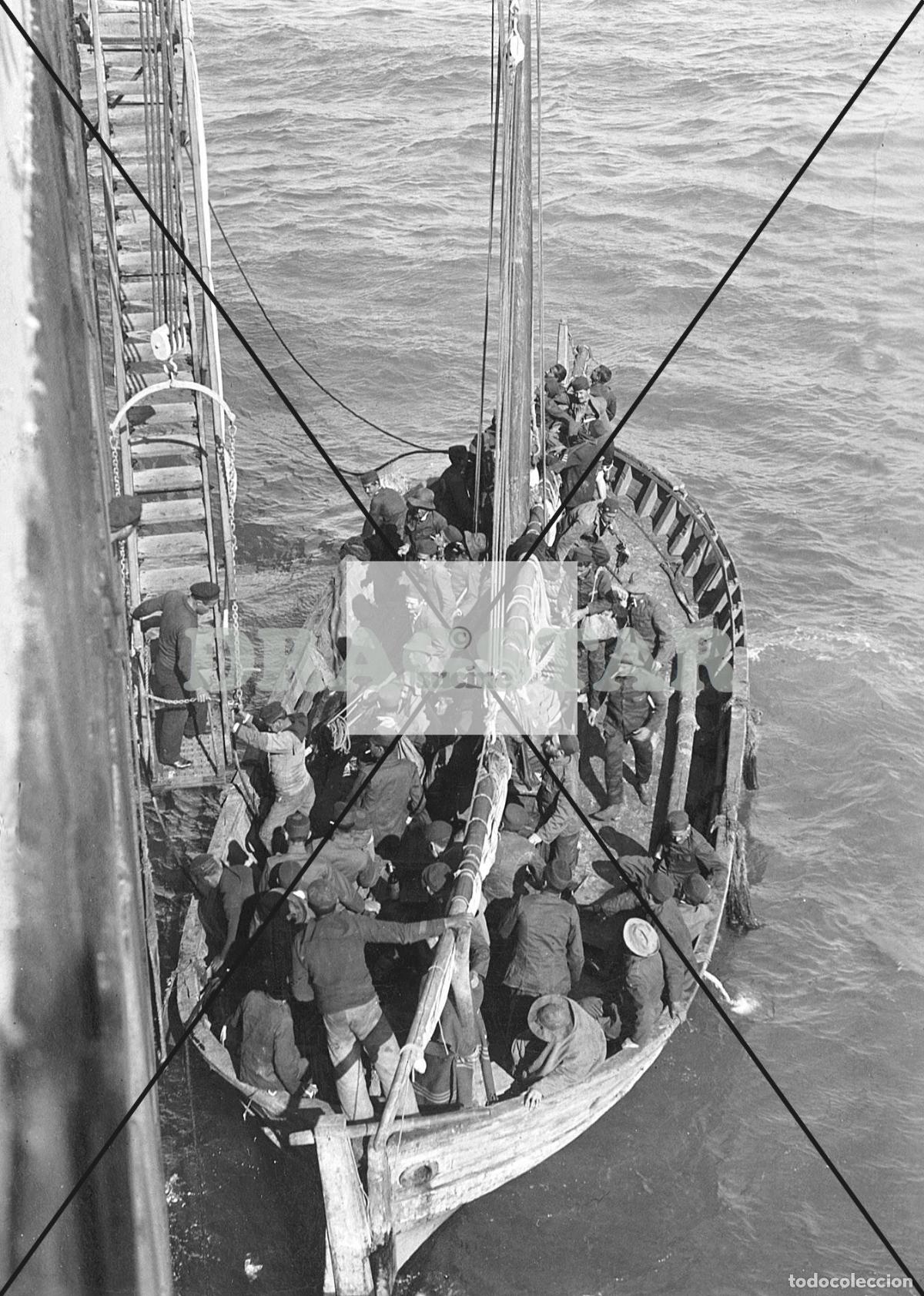 Nuevo: LA GUERRA DE ESPA&Ntilde;A EN &Aacute;FRICA, DESEMBARCO DE TROPAS EN EL PUERTO DE MELILLA TD 80