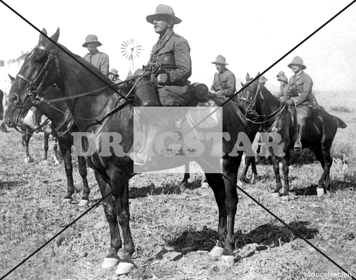 Nuevo: LA GUERRA DE ESPA&Ntilde;A EN &Aacute;FRICA, OFICIALES A CABALLO EN MELILLA TD 80