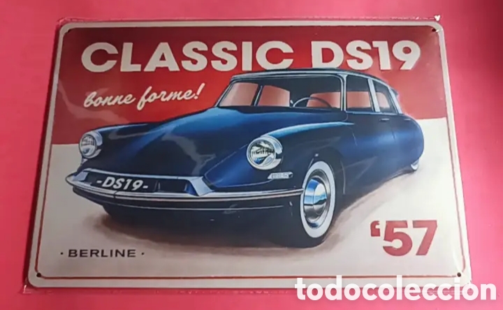 Nuevo: Cartel Met&aacute;lico Classic DS19