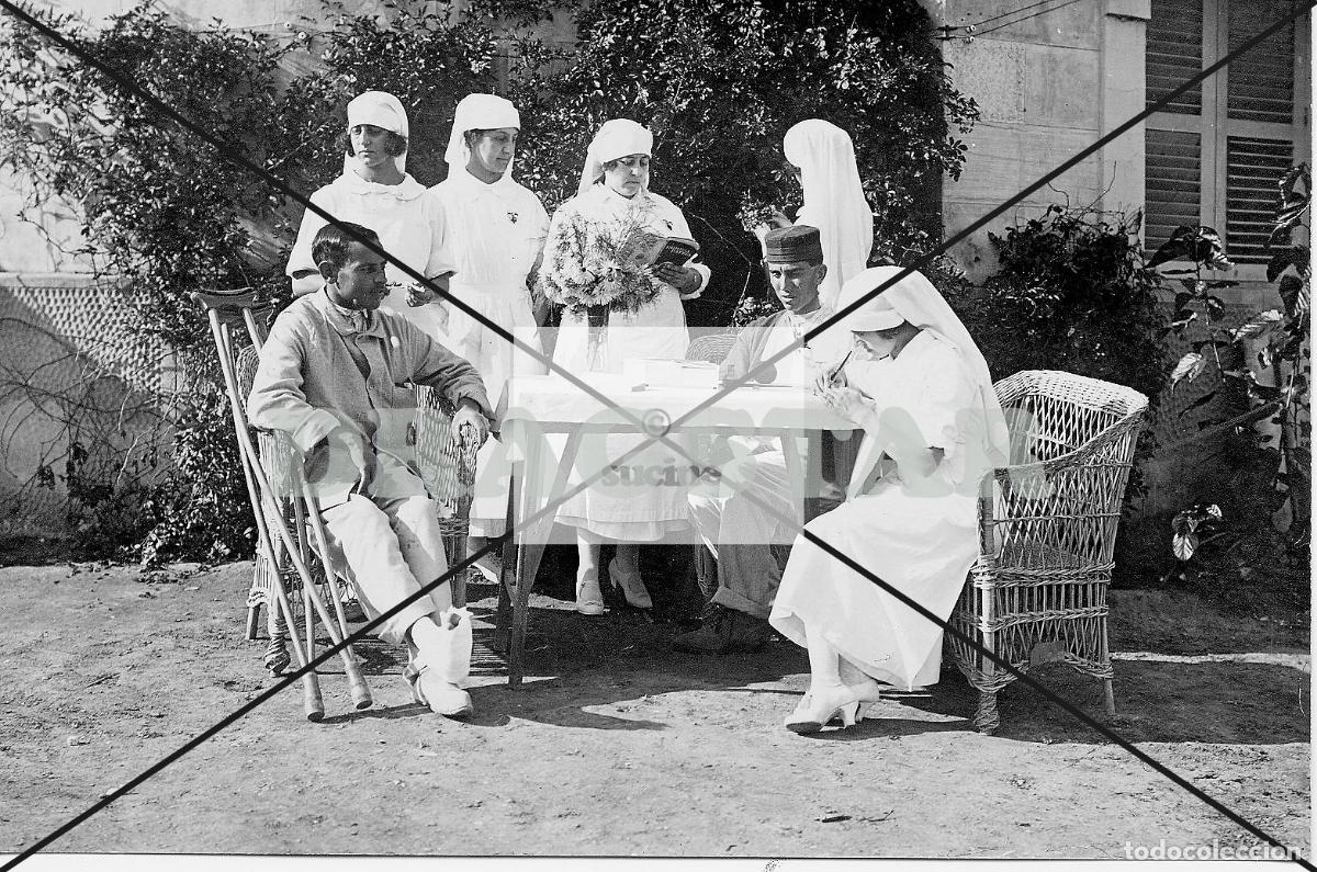 Nuevo: LA GUERRA DE ESPA&Ntilde;A EN AFRICA, ENFERMERAS Y SOLDADO HOSPITALIZADO EN MELILLA TD 81