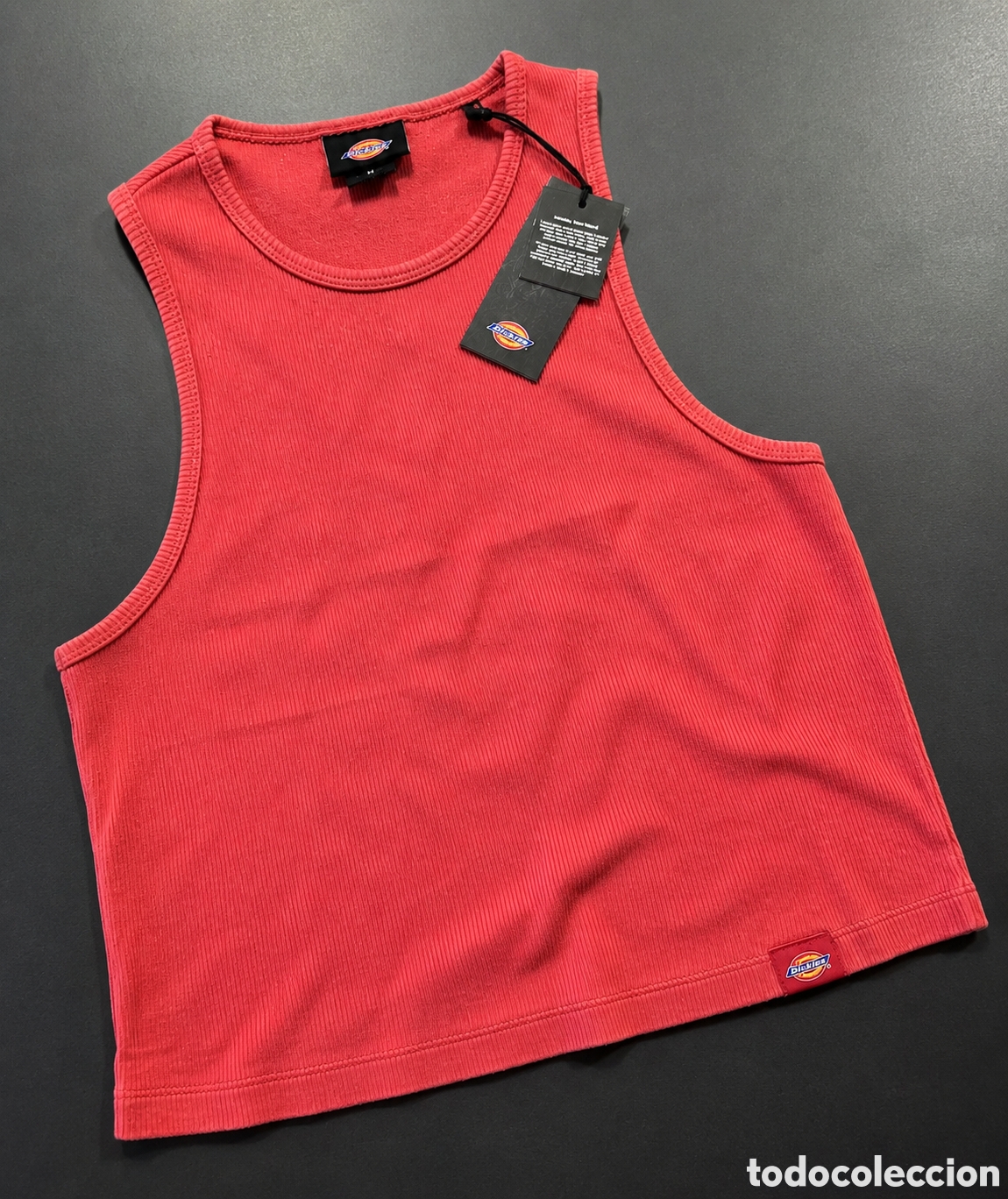 Nuevo: Dickies Plentywood GD Vest W mujer rojo coral cropped talla S