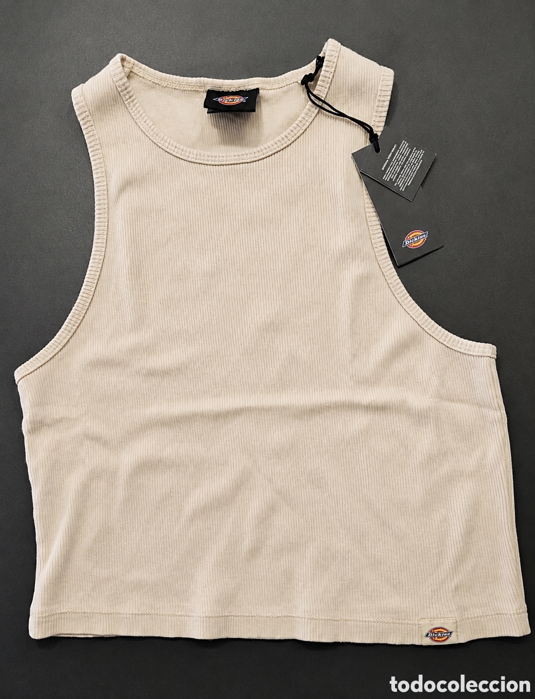 Nuevo: Dickies Plentywood GD Vest W mujer beige cropped talla S