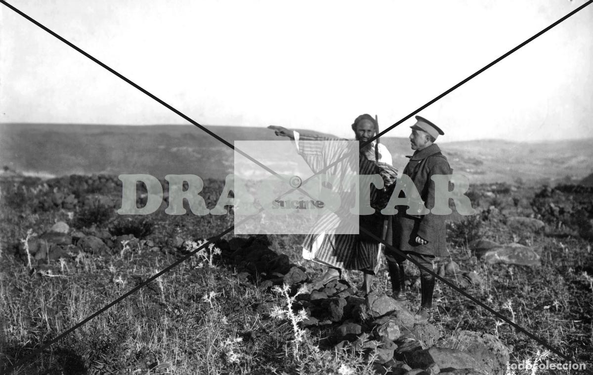 Nuevo: LA GUERRA DE ESPA&Ntilde;A EN AFRICA,OFICIAL Y SOLDADO SAHARAUI EN MELILLA O CEUTA TD 81