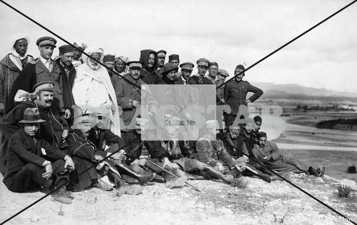 Nuevo: LA GUERRA DE ESPA&Ntilde;A EN AFRICA, GRUPO DE OFICIALES EN MELILLA O CEUTA TD 81