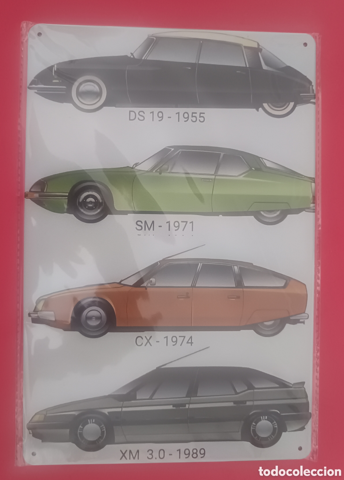Nuevo: Cartel Met&aacute;lico Citro&euml;n DS, SM, CX, XM