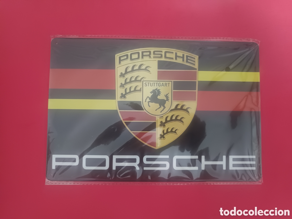 Nuevo: Cartel Met&aacute;lico Porsche