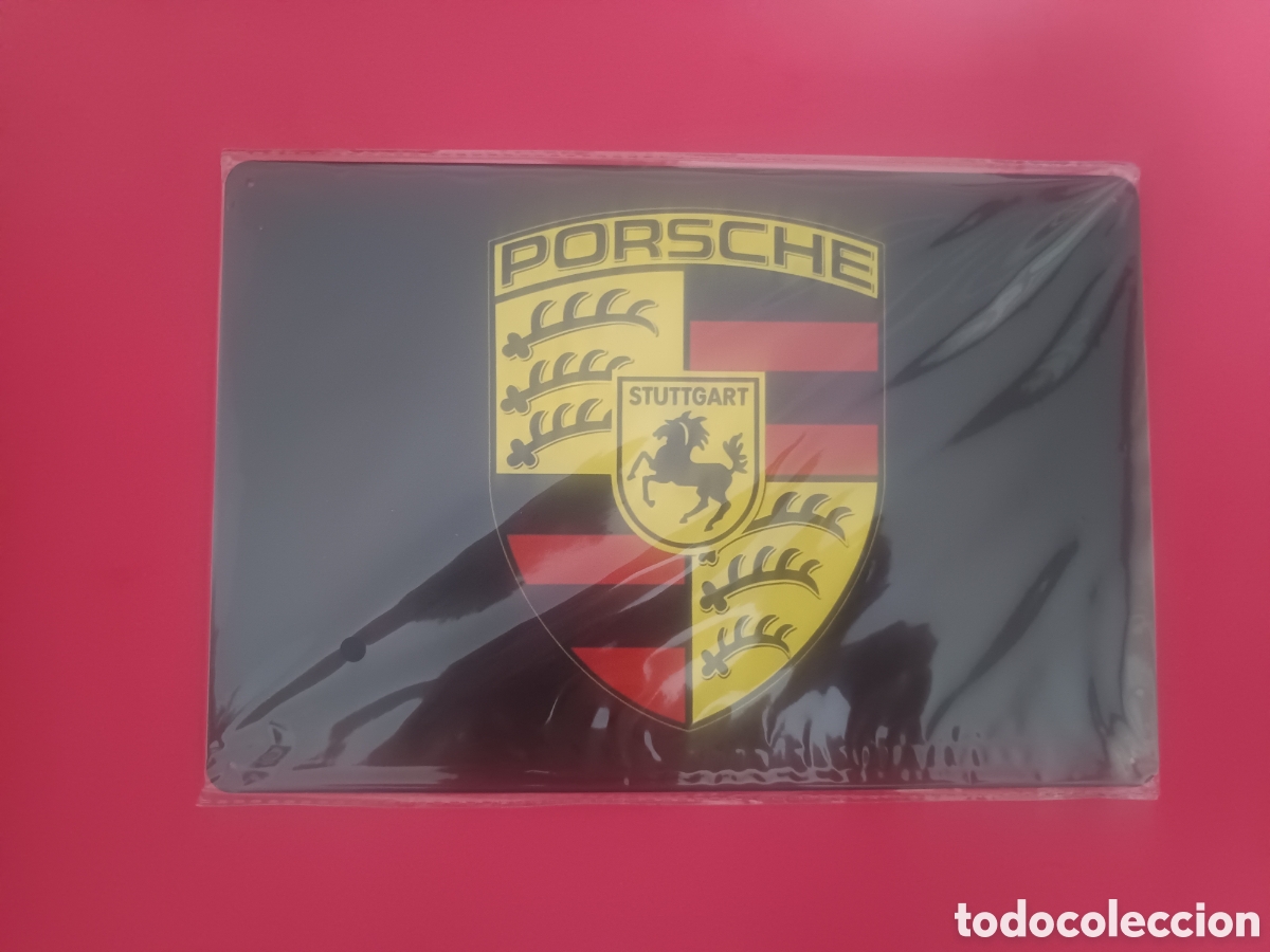 Nuevo: Cartel Met&aacute;lico Porsche Stuttgart