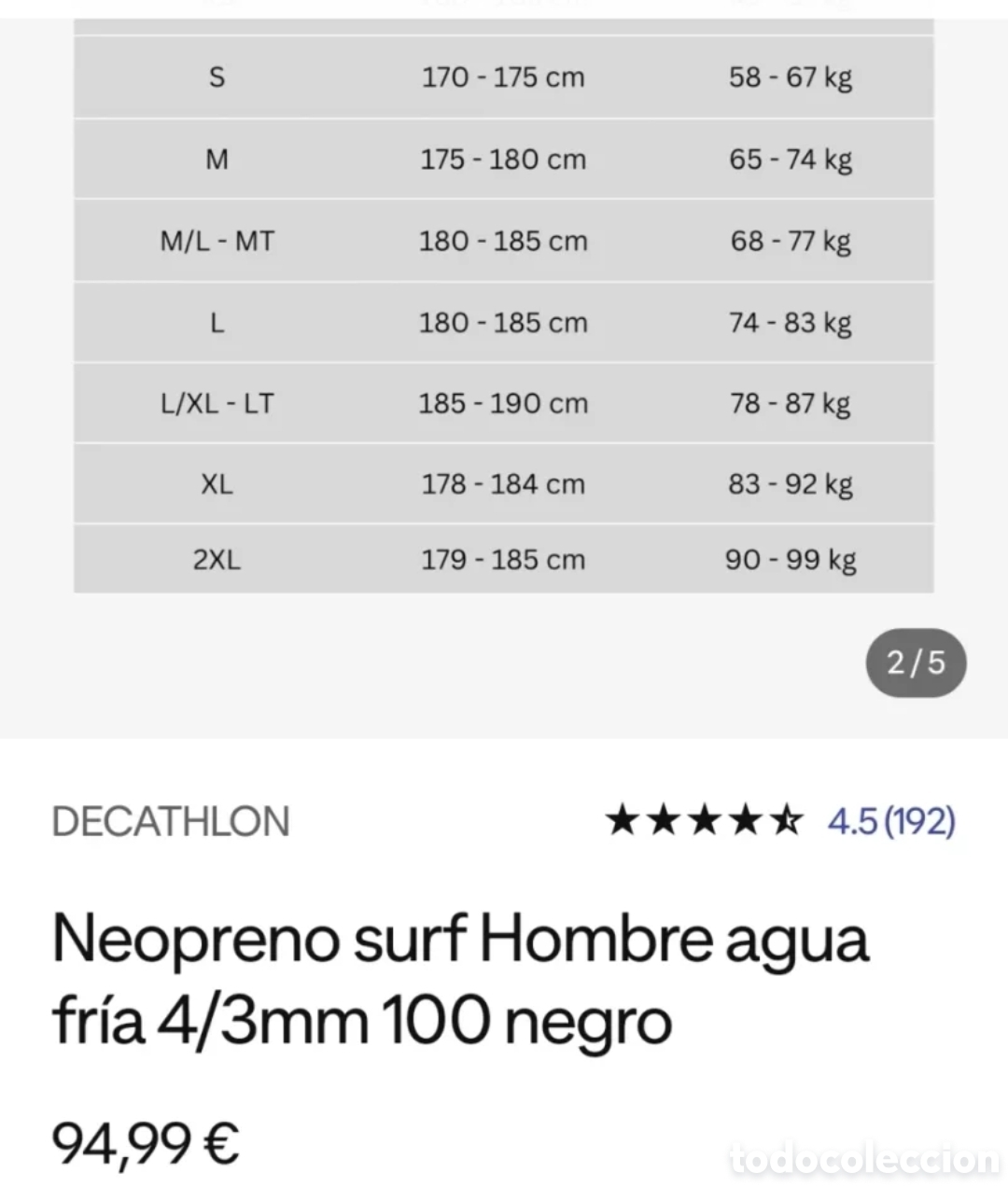 Nuevo: Traje Neopreno Talla M - Foto 4