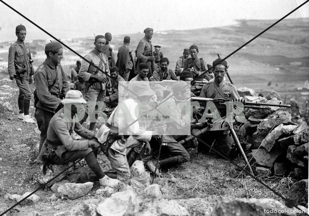 Nuevo: LA GUERRA DE ESPA&Ntilde;A EN AFRICA, SOLDADOS Y NIDO DE AMETRALLADORAS EN CEUTA O MELILLA TD 82