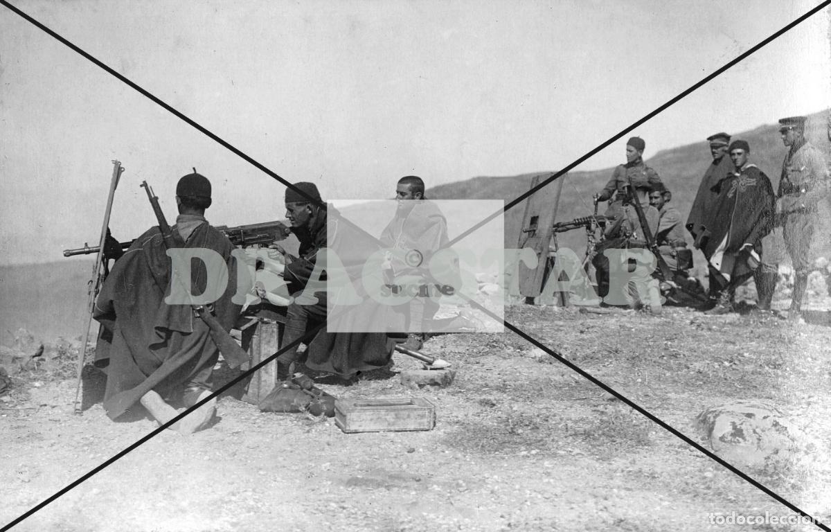 Nuevo: LA GUERRA DE ESPA&Ntilde;A EN AFRICA, SOLDADOS Y NIDO DE AMETRALLADORAS EN CEUTA O MELILLA TD 82