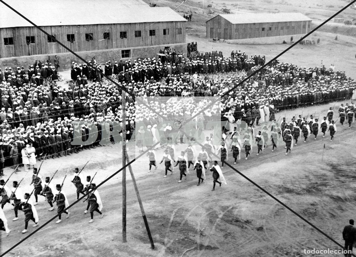 Nuevo: LA GUERRA DE ESPA&Ntilde;A EN AFRICA, CUARTEL Y DESFILE SOLDADOS EN CEUTA O MELILLA TD 82