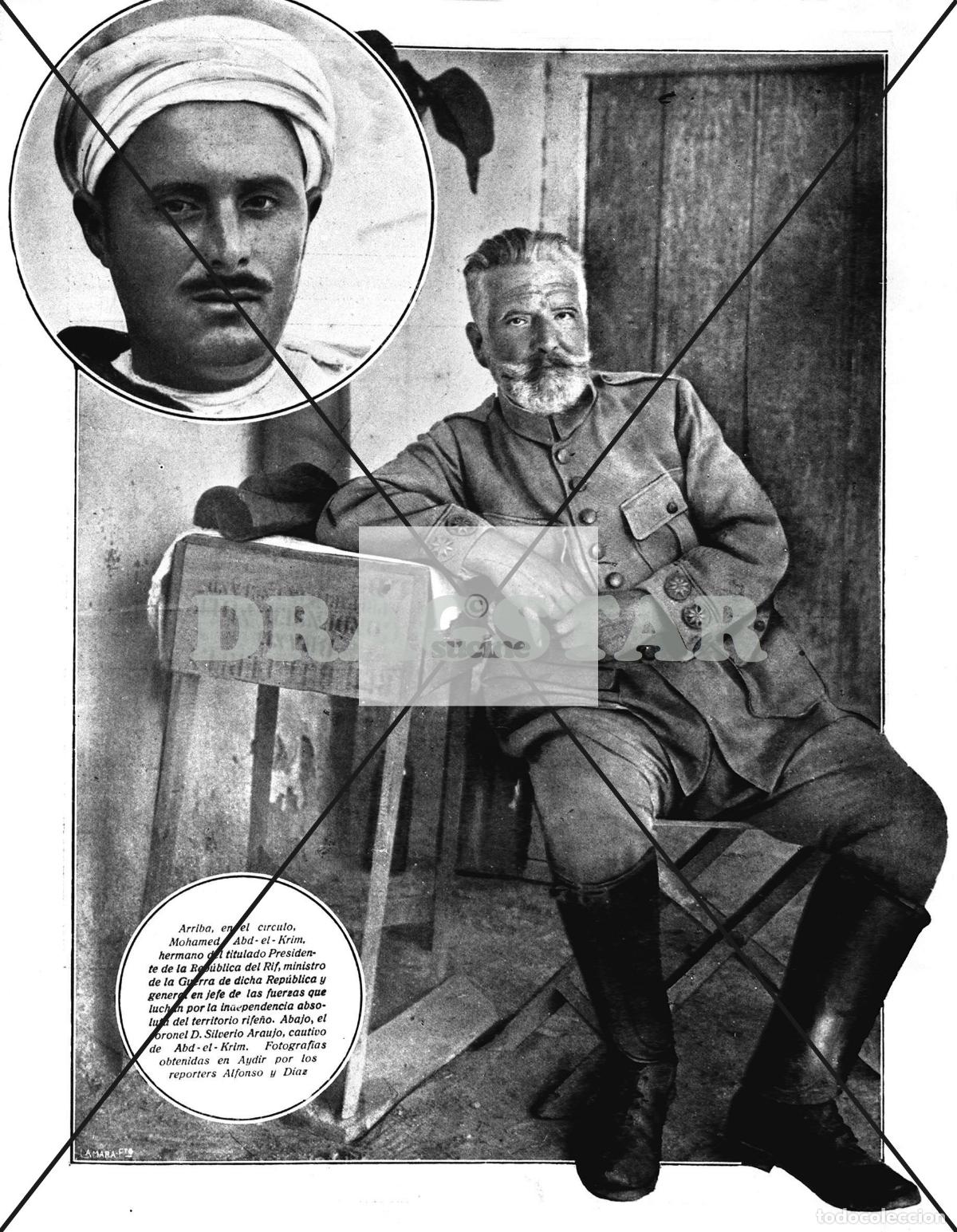 Nuevo: LA GUERRA DE ESPA&Ntilde;A EN AFRICA, PAGINA DE REVISTA FRANCESA LE PETIT JOURNAL TD 82