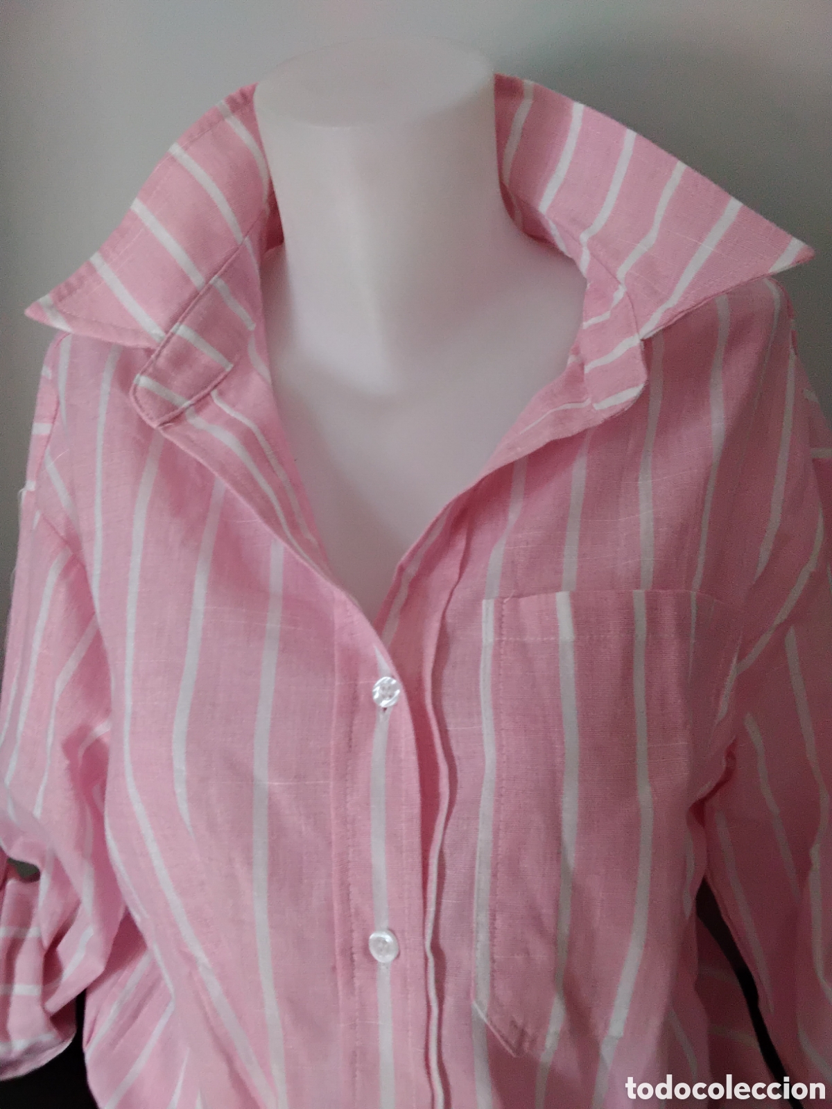 Nuevo: Blusa Lino Rayas Overside - Foto 3