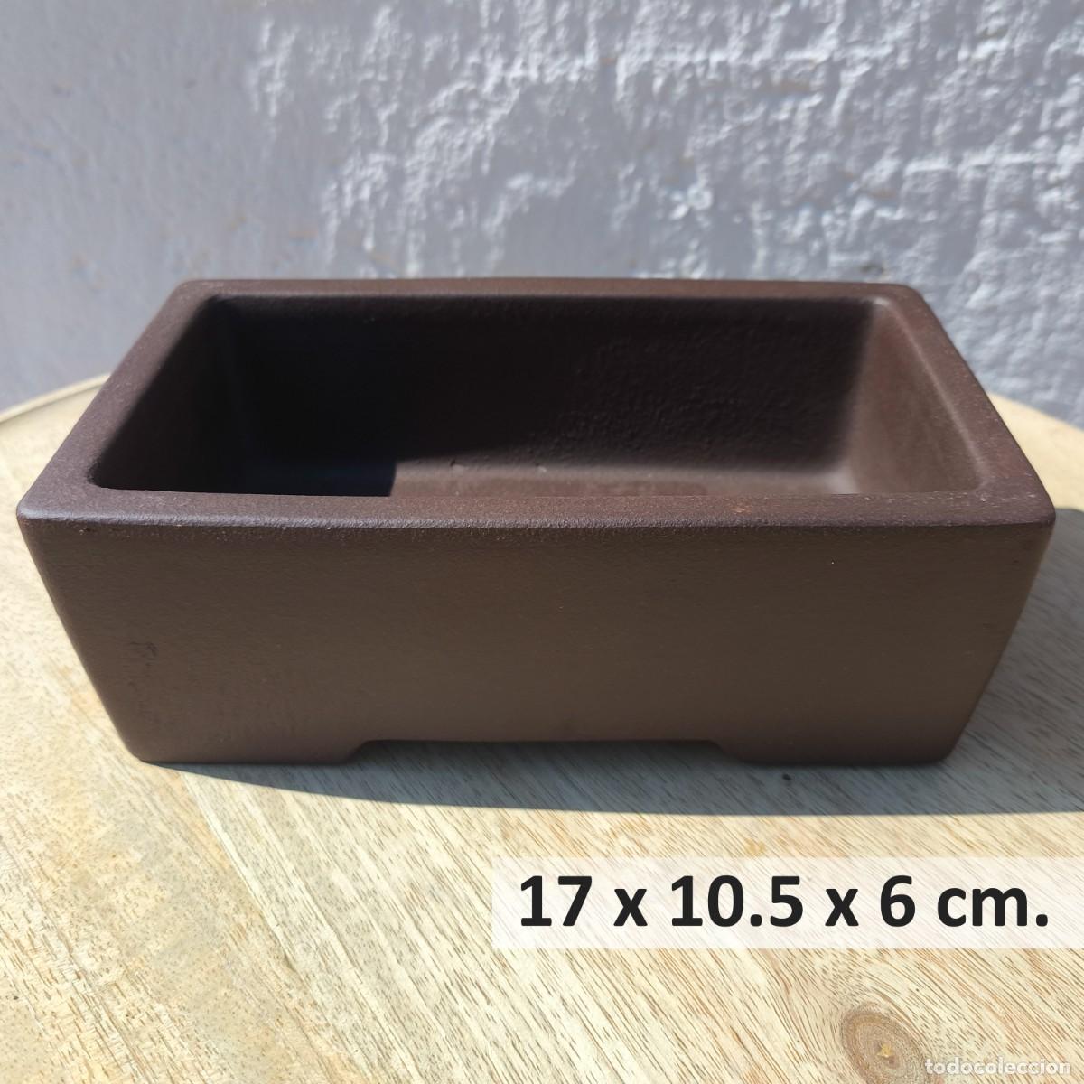 Nuevo: Maceta Bons&aacute;i Yixing Terracota Marr&oacute;n