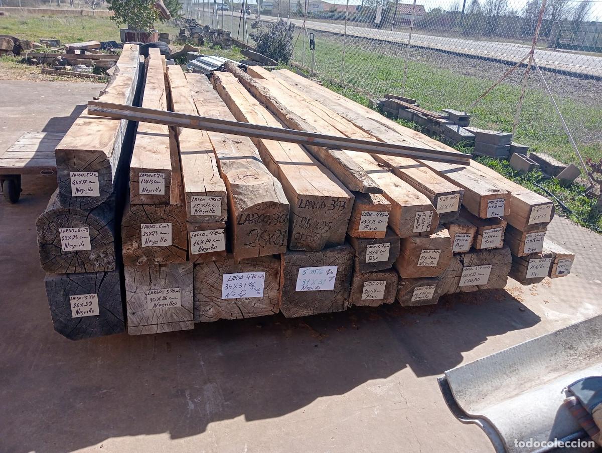 Nuevo: Vigas de Olmo Negrillo Aut&eacute;ntico &ndash; 35 A&ntilde;os de Secado Natural.