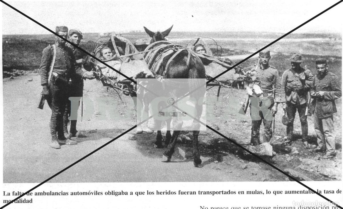 Nuevo: LA GUERRA DE ESPA&Ntilde;A EN AFRICA, TRANSPORTE DE HERIDOS EN CEUTA O MELILLA TD 82