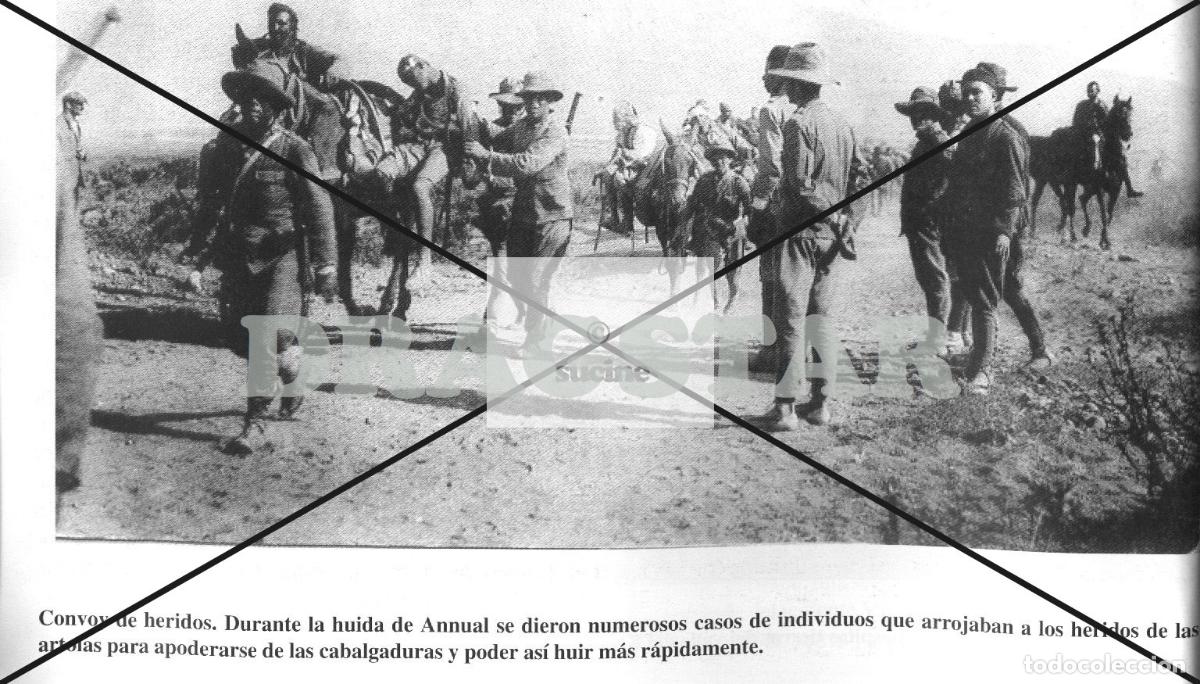 Nuevo: LA GUERRA DE ESPA&Ntilde;A EN AFRICA, TRANSPORTE DE HERIDOS EN CEUTA O MELILLA TD 82