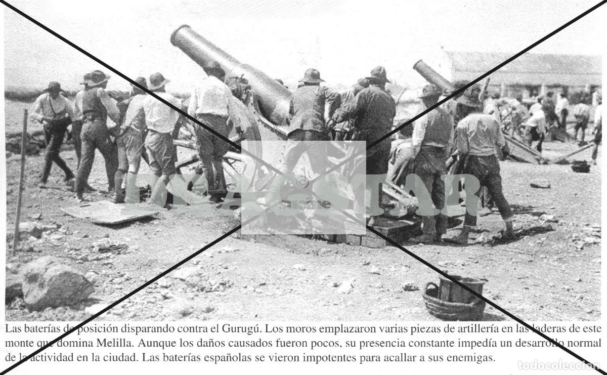 Nuevo: LA GUERRA DE ESPA&Ntilde;A EN AFRICA, BATERIAS DISPARANDO CONTRA EL GURUGU TD 82