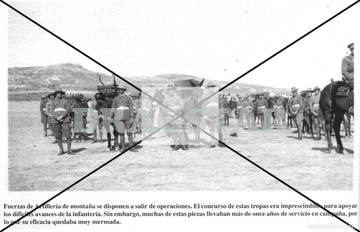 Nuevo: LA GUERRA DE ESPA&Ntilde;A EN AFRICA, FUERZAS DE ARTILLERIA EN MELILLA TD 82