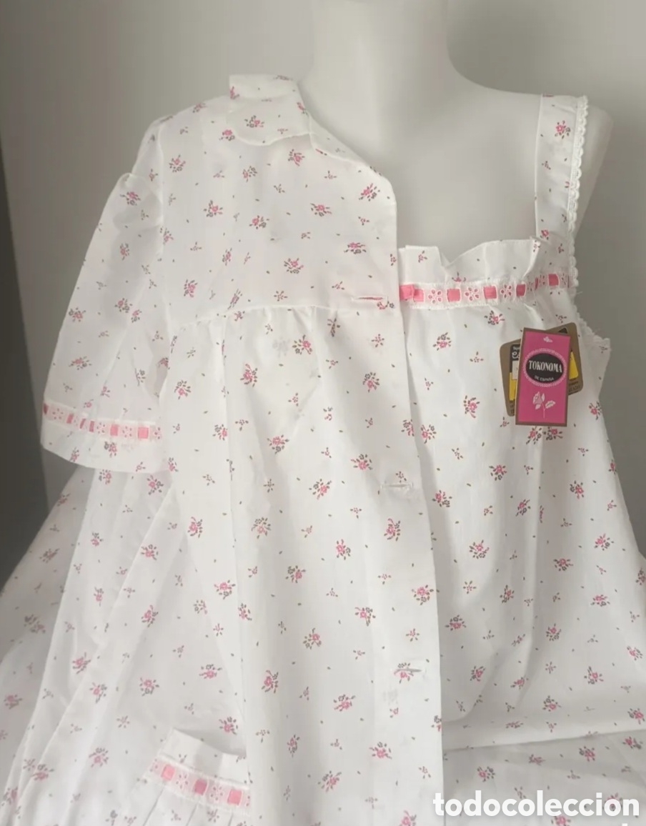 Nuevo: Conjunto Bata y Camis&oacute;n Flores
