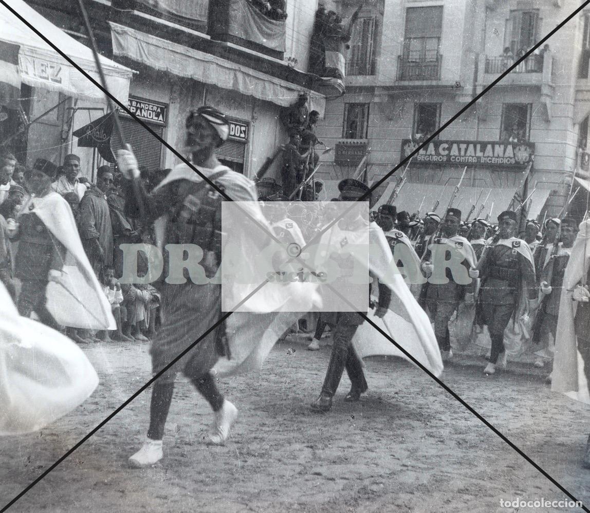Nuevo: LA GUERRA DE ESPA&Ntilde;A EN AFRICA, DESFILE MILITAR EN MELILLA EN TD 82